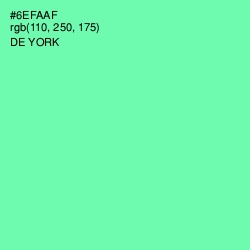 #6EFAAF - De York Color Image